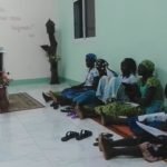 Jovens no encontro vocacional