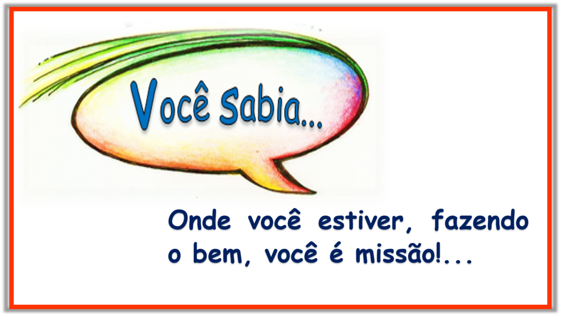 Você sabia?